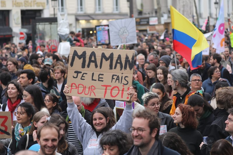 PARIS 1 : Manifestation contre la Loi Retraite, 23 mars 2023