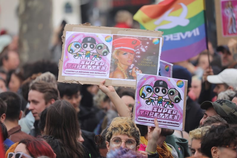 PARIS 1 : Manifestation contre la Loi Retraite, 23 mars 2023