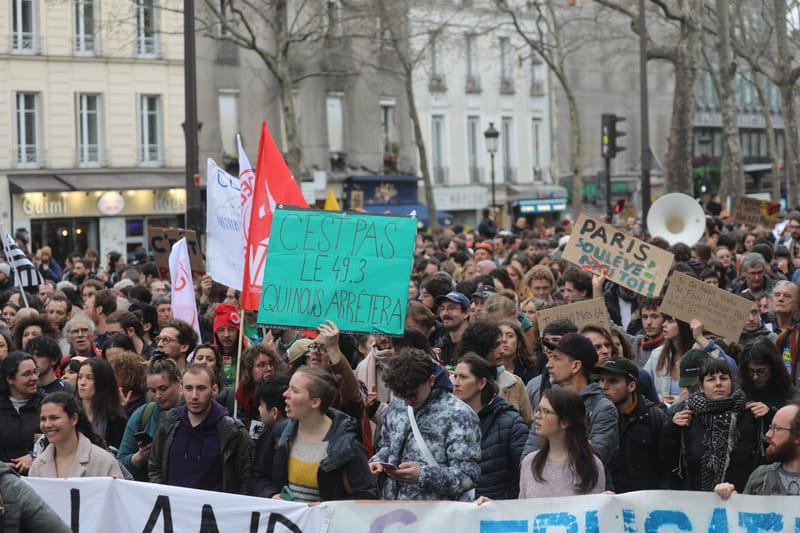 PARIS 1 : Manifestation contre la Loi Retraite, 23 mars 2023