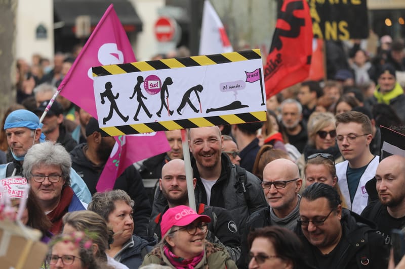 PARIS 1 : Manifestation contre la Loi Retraite, 23 mars 2023