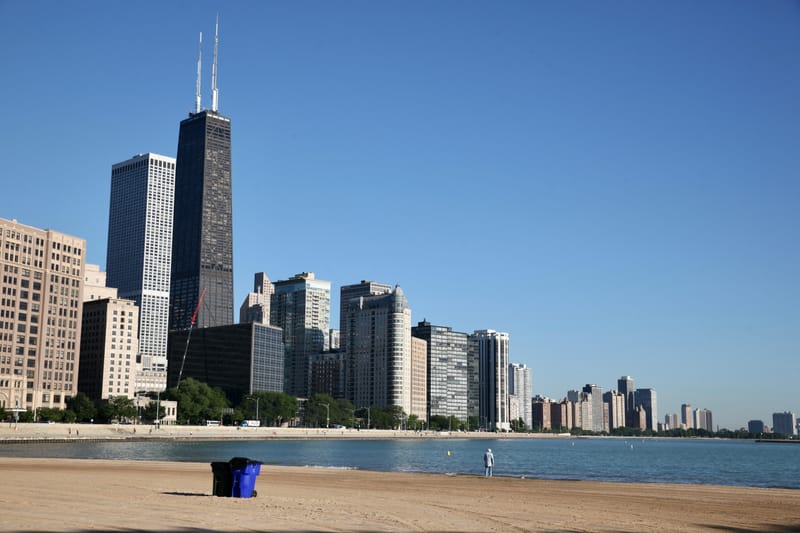 1. Chicago City : Skyline et lac Michigan