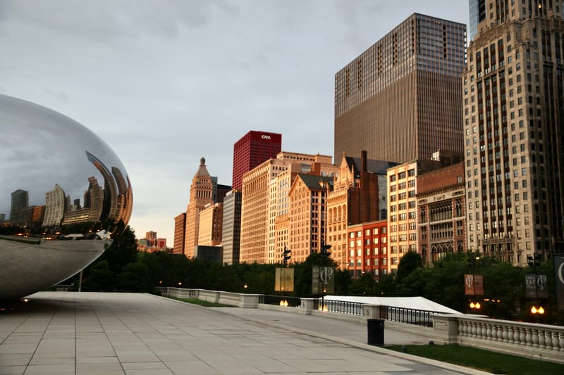 1. Chicago City : Skyline et lac Michigan