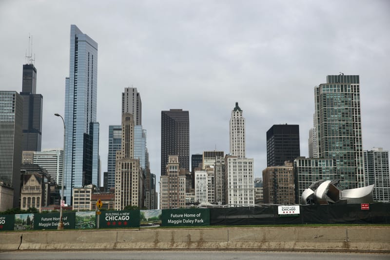 1. Chicago City : Skyline et lac Michigan