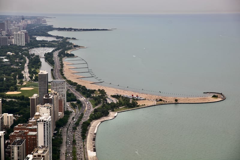1. Chicago City : Skyline et lac Michigan
