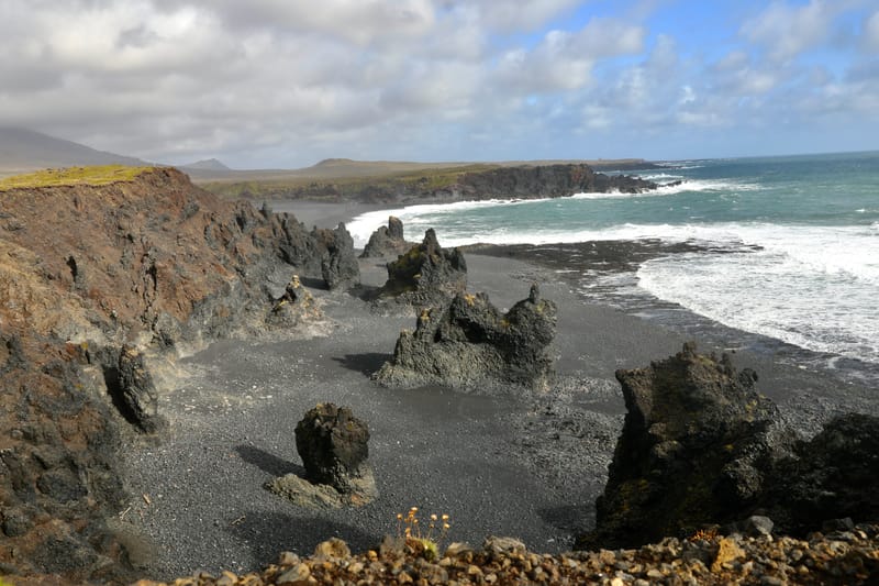 2. Fjord de l'Ouest 1 : Péninsule de Snaefellsnes, Snaefellsjokull, Arnarstapi, Kirkjokull, Grundarfjorour, Stykkisholmur