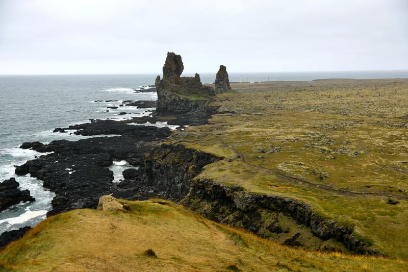 2. Fjord de l'Ouest 1 : Péninsule de Snaefellsnes, Snaefellsjokull, Arnarstapi, Kirkjokull, Grundarfjorour, Stykkisholmur