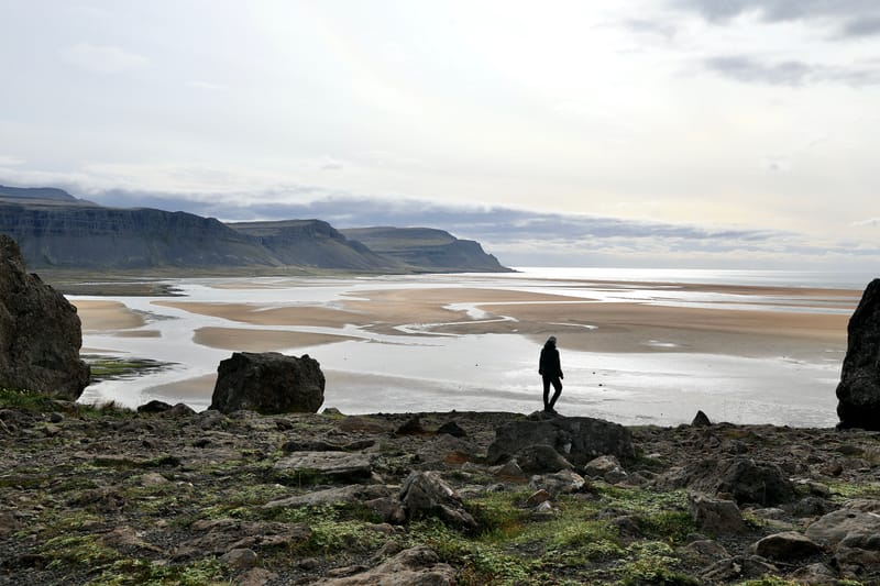 3. Fjords de l'Ouest 2 : Falaises de Latrabjarg, plage de Rauôiasandur