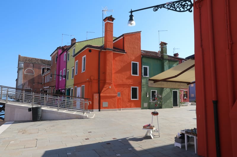 7. Venise, Les maisons couleurs de Burano