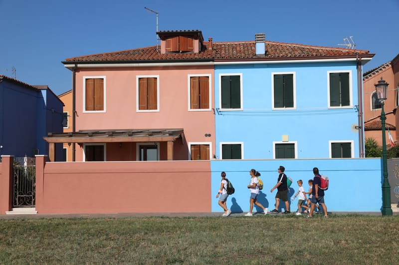7. Venise, Les maisons couleurs de Burano