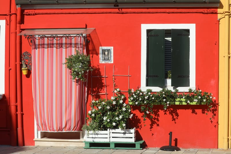 7. Venise, Les maisons couleurs de Burano