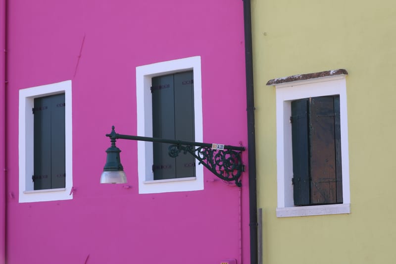 7. Venise, Les maisons couleurs de Burano