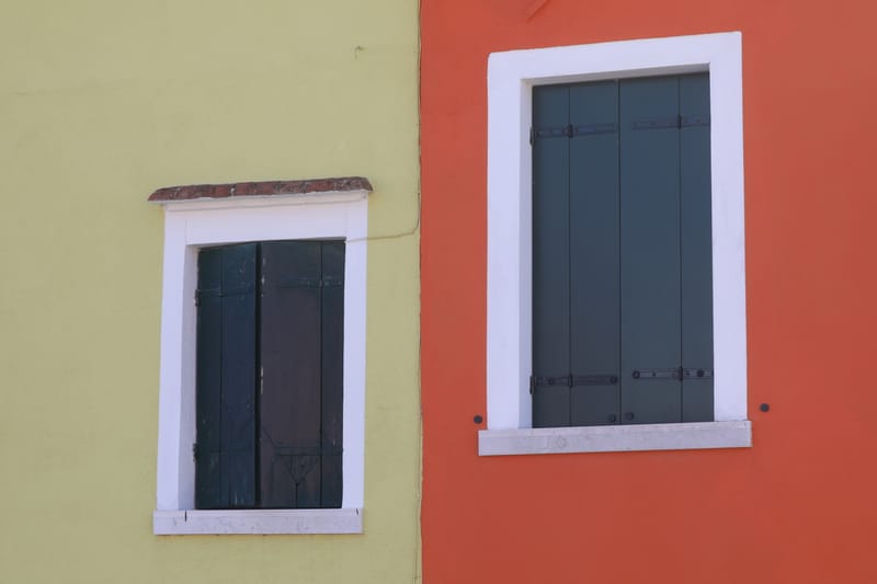 7. Venise, Les maisons couleurs de Burano