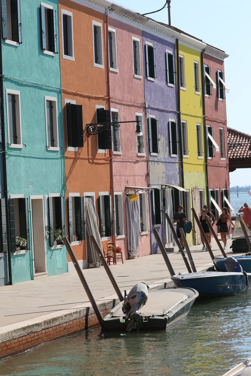 7. Venise, Les maisons couleurs de Burano