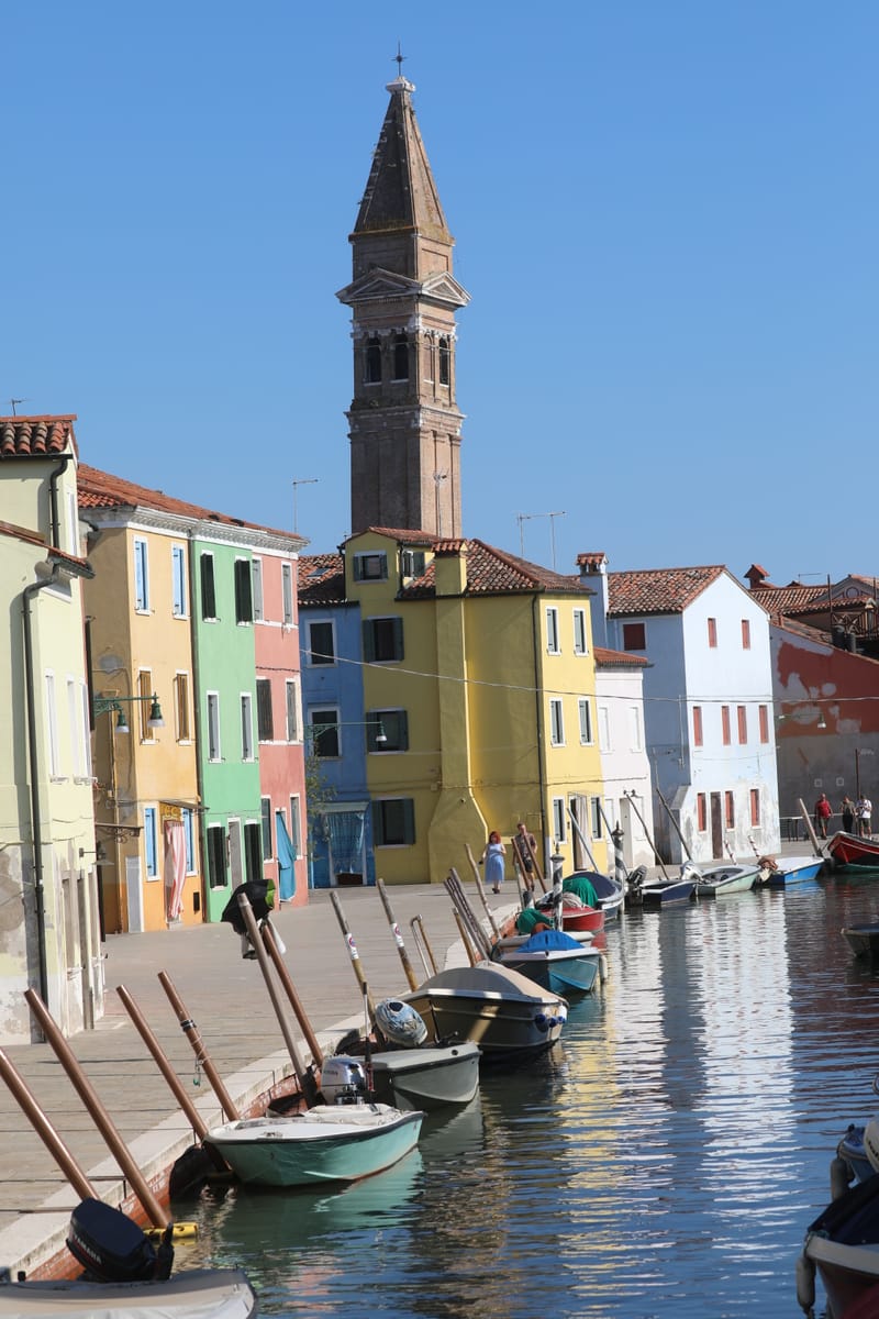 7. Venise, Les maisons couleurs de Burano