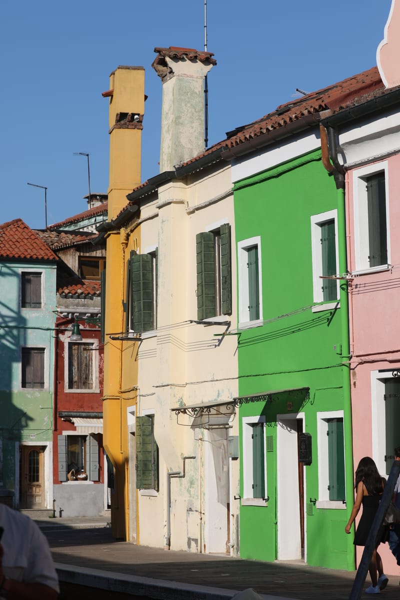 7. Venise, Les maisons couleurs de Burano