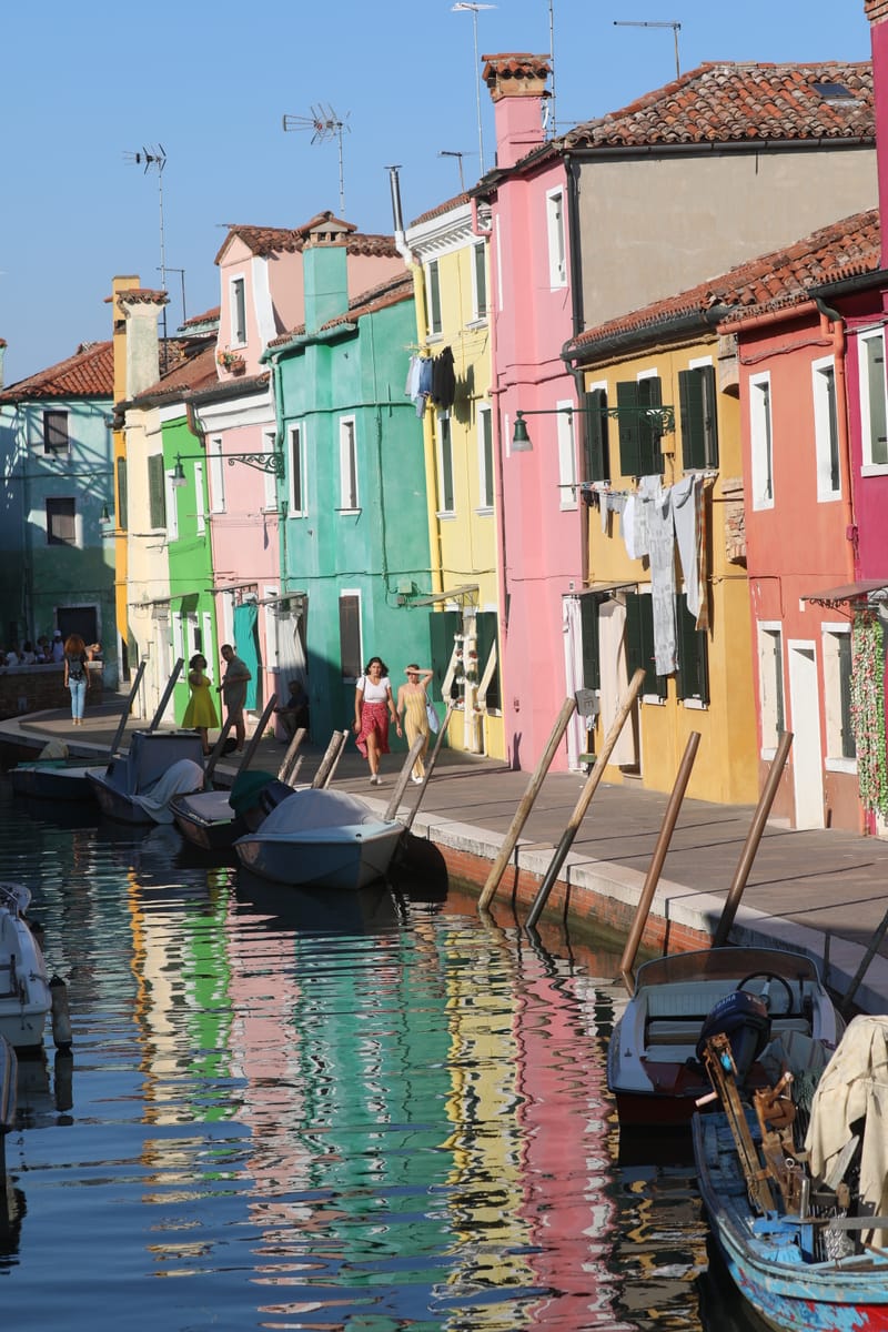 7. Venise, Les maisons couleurs de Burano