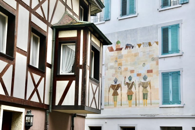 6. SUISSE 4/ALLEMAGNE 3 : Rheinfelden (Sui.), Chutes du Rhin-Neuhausen (All.)