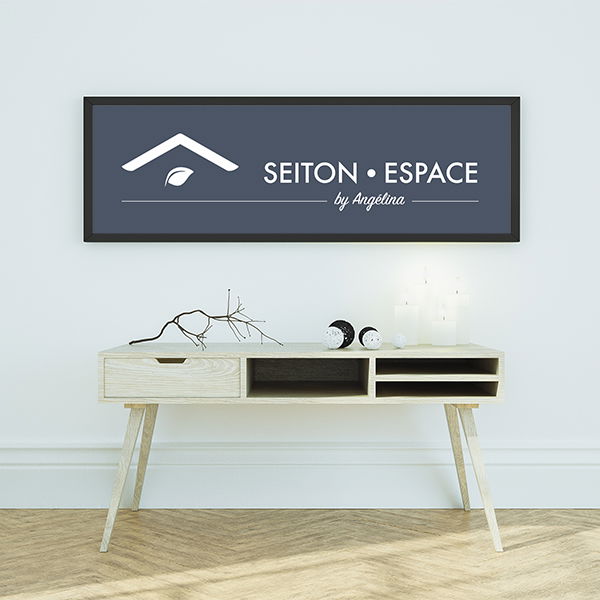 Visuel graphique Seiton Espace / branding / Refonte graphique Logo et charte graphique - organisation / rangement / espace / feng shui / home-organiser / désencombrement