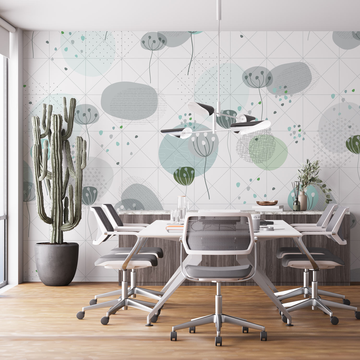 פינות עבודה, בתי מלון, חדרי ישיבות, לובי, סטודיו, מרחבי למידה