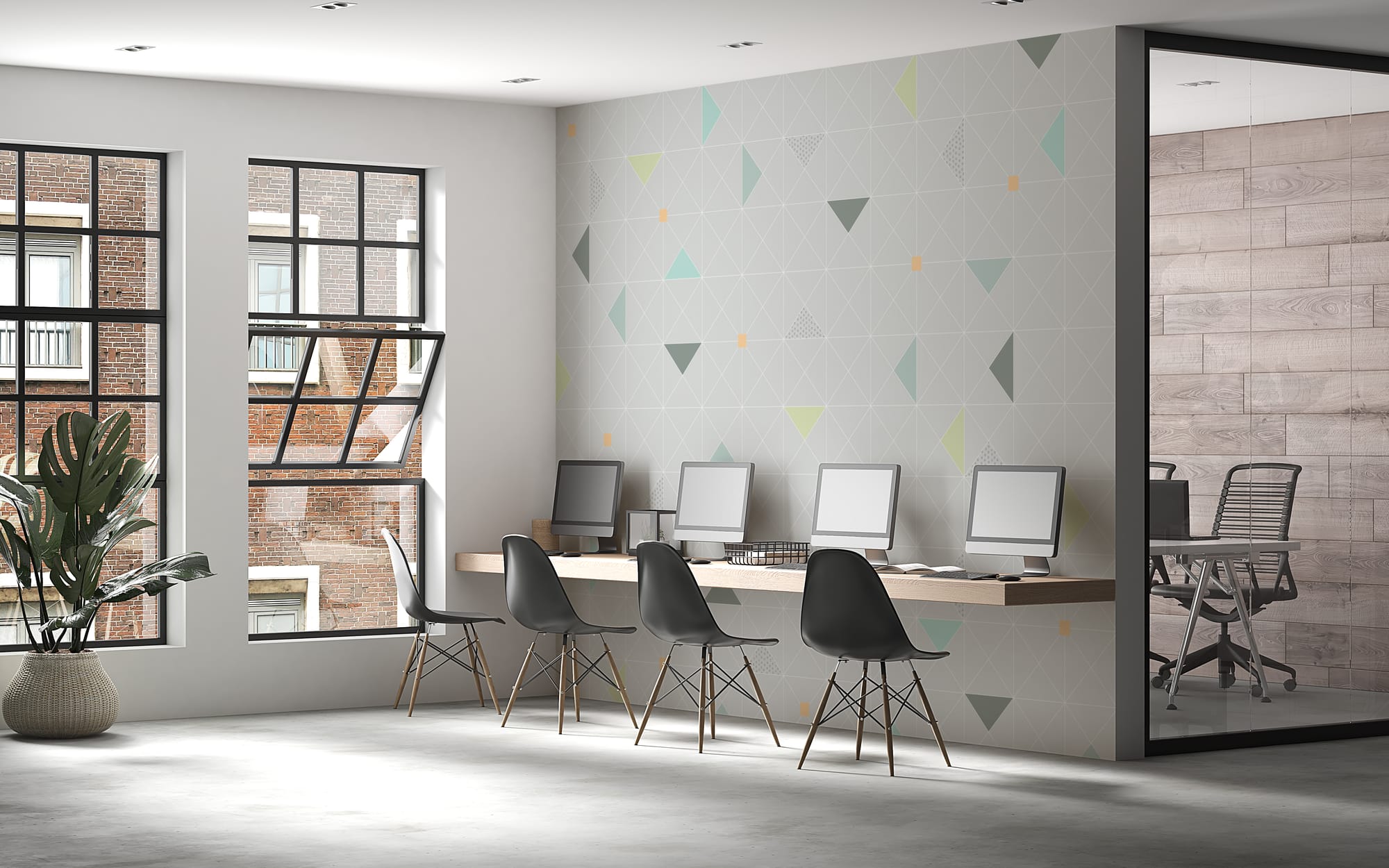 פינות עבודה, בתי מלון, חדרי ישיבות, לובי, סטודיו, מרחבי למידה