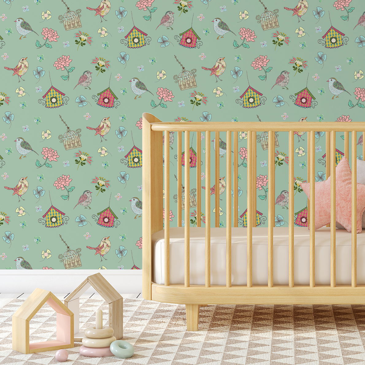 טפטים, מדבקות קיר לחדרי ילדים ותינוקות