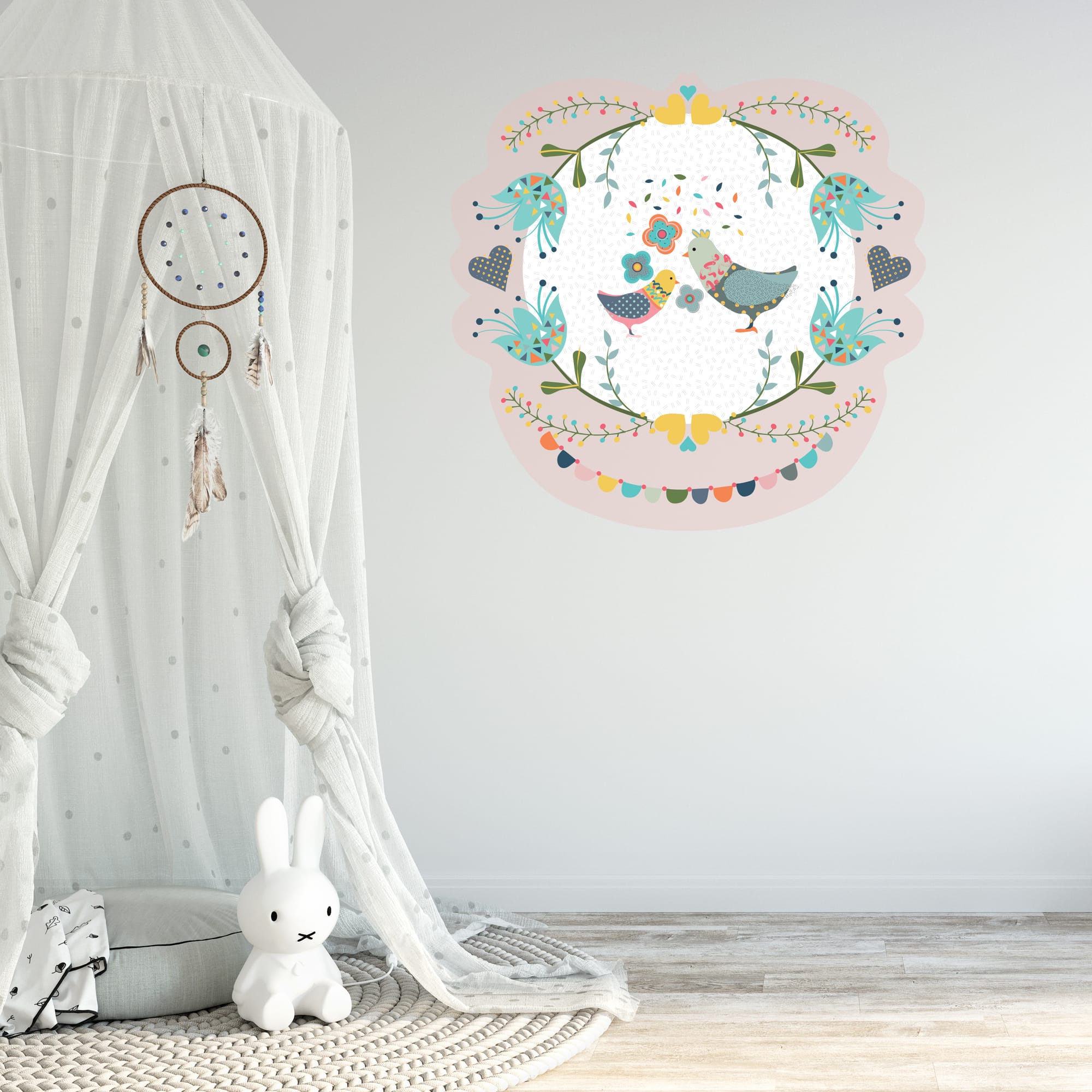 טפטים, מדבקות קיר לחדרי ילדים ותינוקות