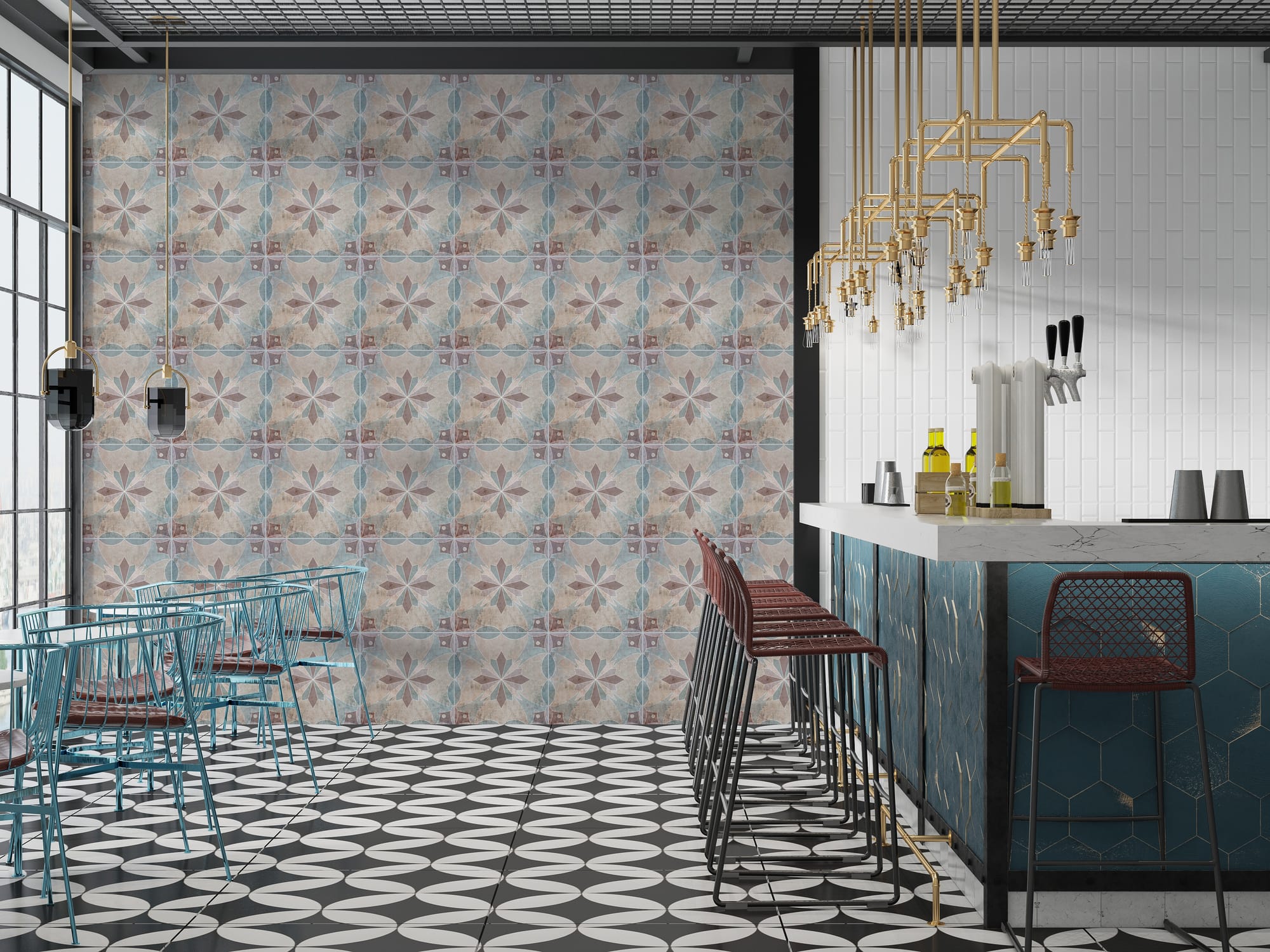 טפטים למסעדות, פינות מיוחדות, בתי קפה, חנויות