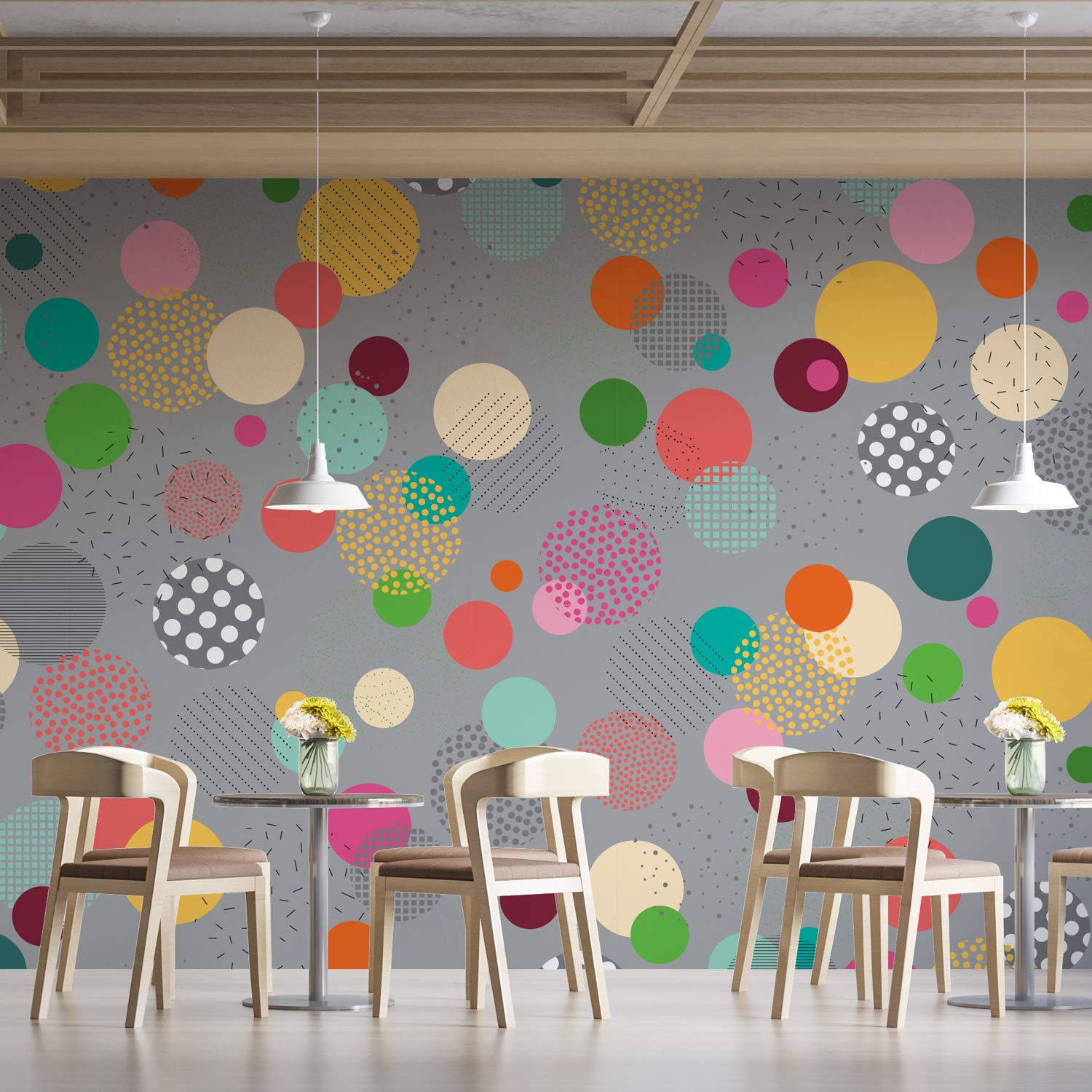 טפטים למסעדות, פינות מיוחדות, בתי קפה, חנויות