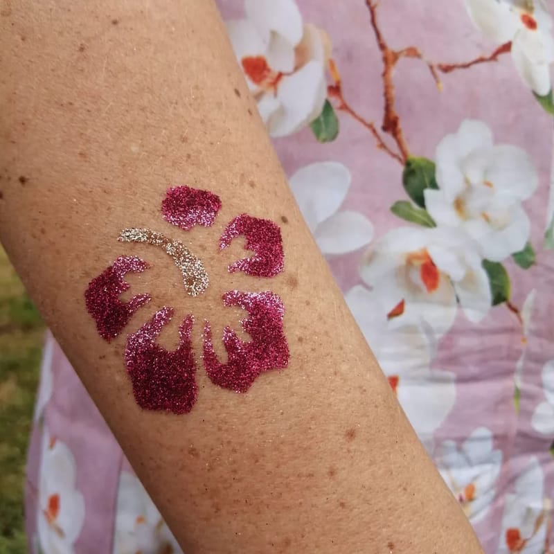 Tatoos paillettes éphémères