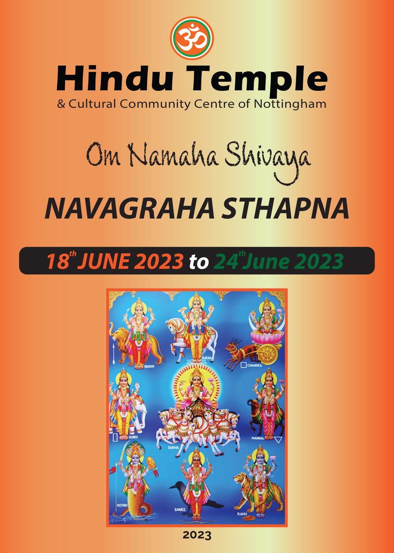 Navagragha Sthapana - 18th - 24th June 2023