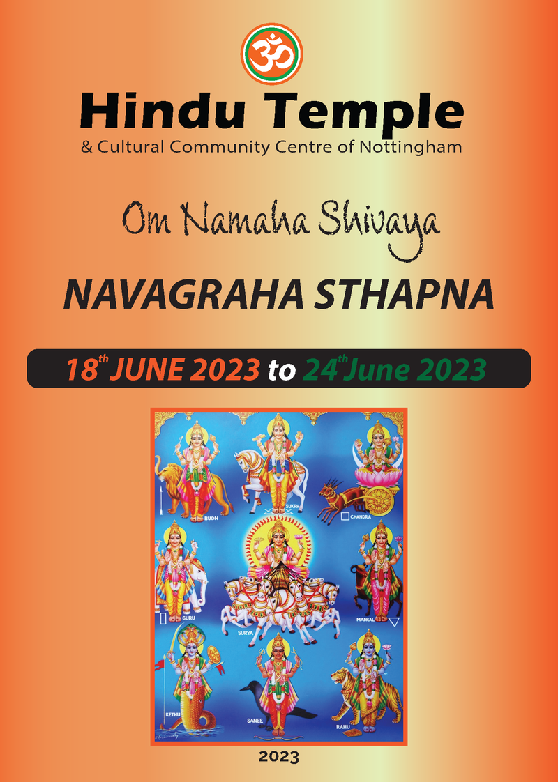 18th - 24th June 2023 Navagraha Sthapna