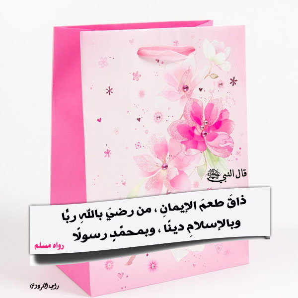 ذاقَ طعمَ الإيمانِ ، من رضيَ باللَّهِ ربًّا ، وبالإسلامِ دينًا ، وبمحمَّدٍ رسولًا