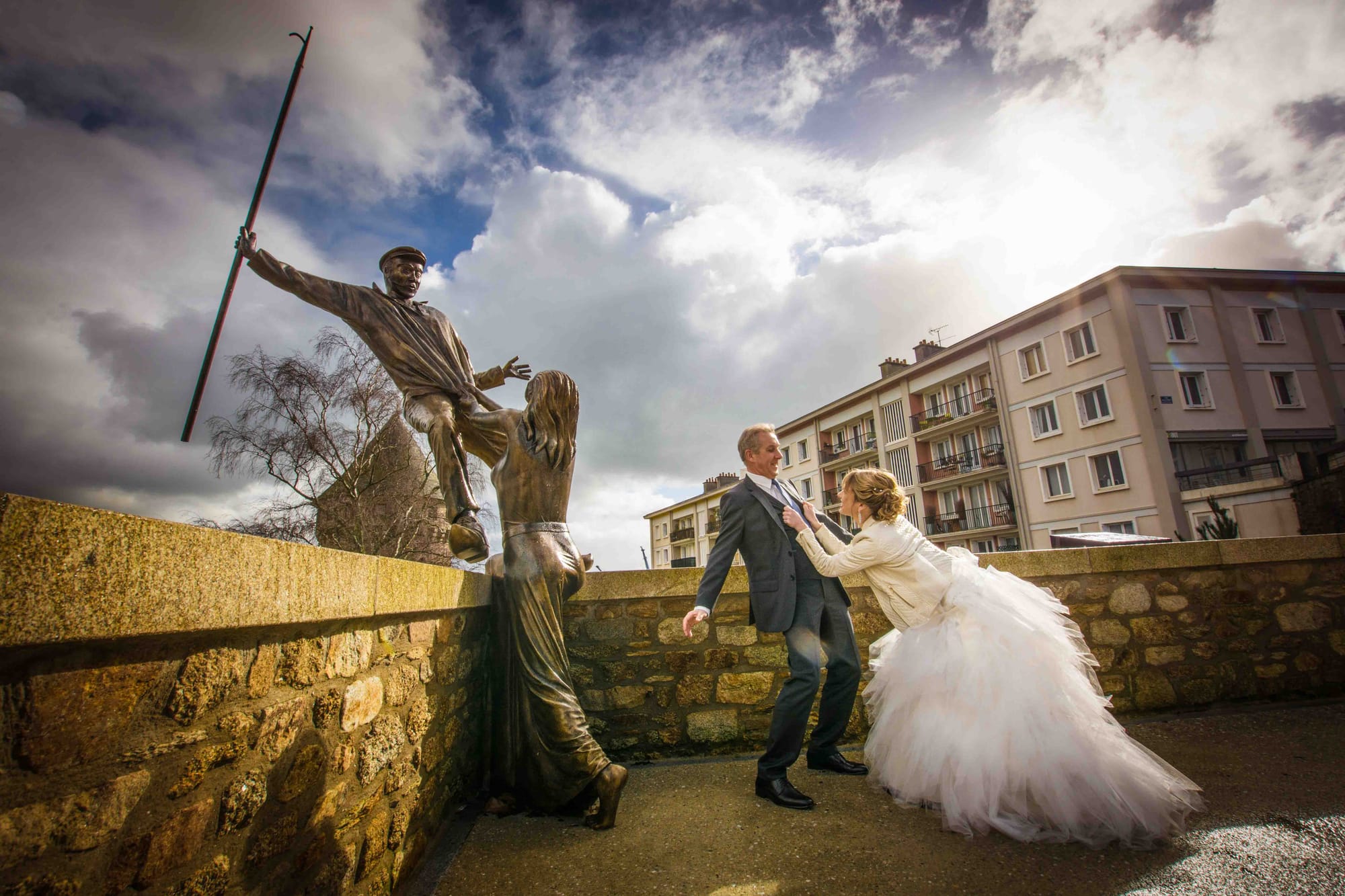 Un mariage breton entre terre et ciel : L'union de Pierre et Sandrine à Brest