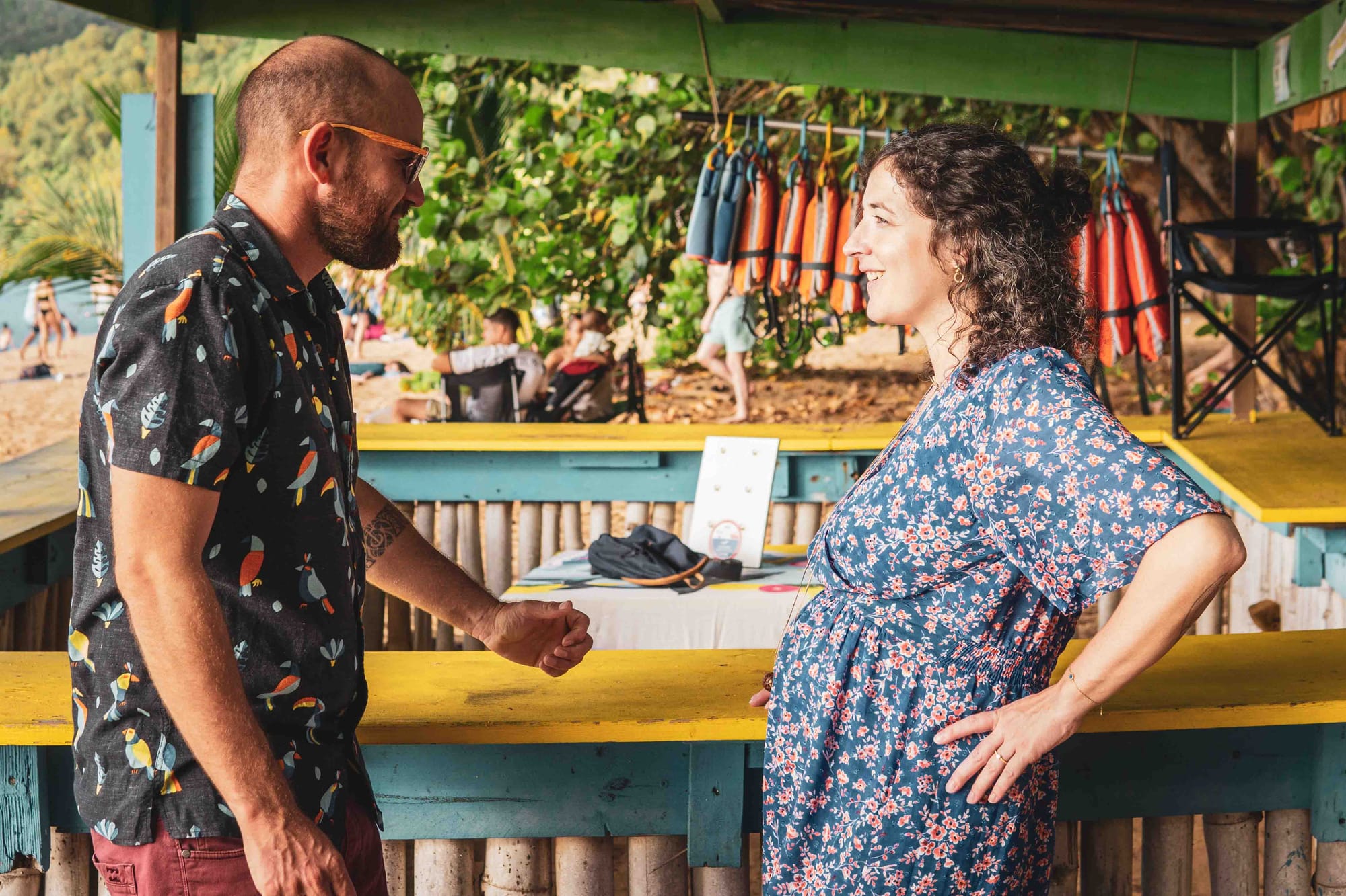 🌴👶🏽 Un moment magique à Grande Anse, Deshaies, Guadeloupe ! 👶🏽🌴