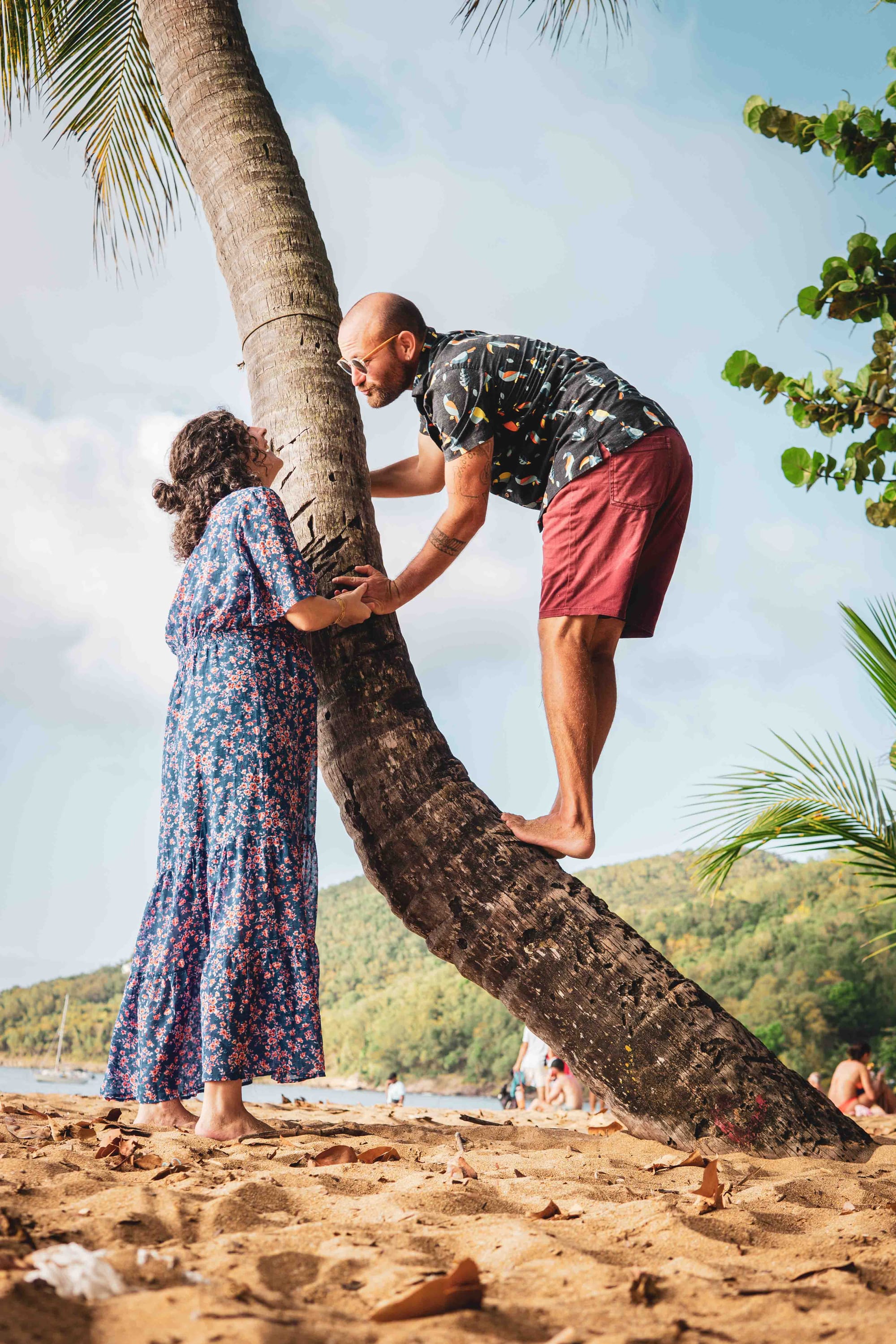 🌴👶🏽 Un moment magique à Grande Anse, Deshaies, Guadeloupe ! 👶🏽🌴