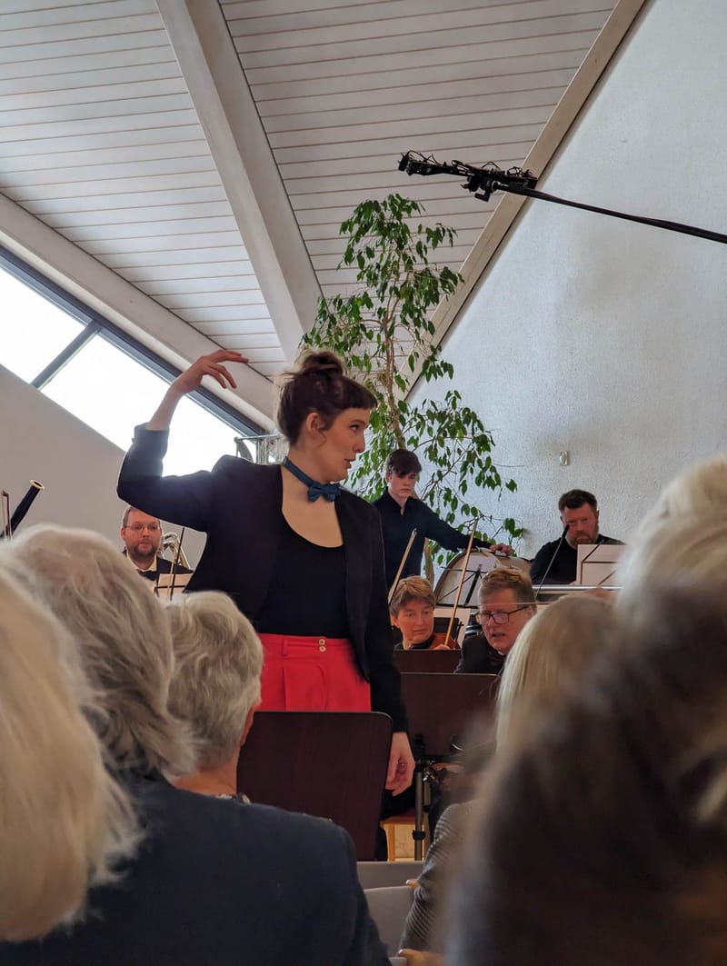 Stills from a concert with the Amateur Symphonic Orchestra in April 2023