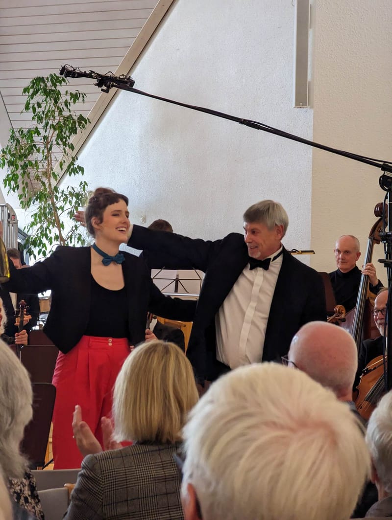 Stills from a concert with the Amateur Symphonic Orchestra in April 2023