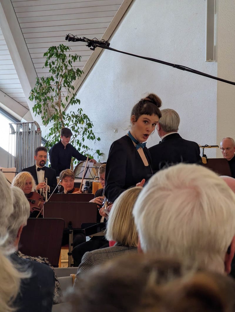 Stills from a concert with the Amateur Symphonic Orchestra in April 2023