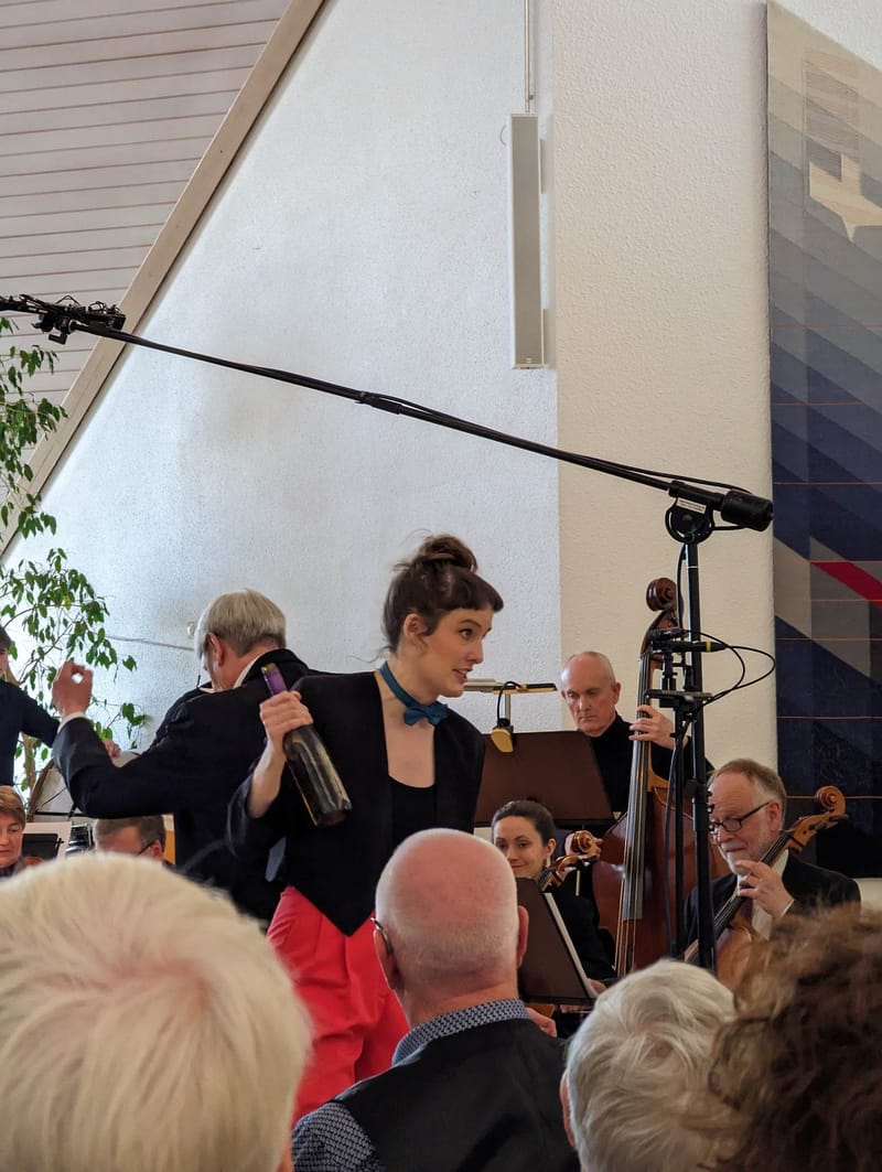 Stills from a concert with the Amateur Symphonic Orchestra in April 2023