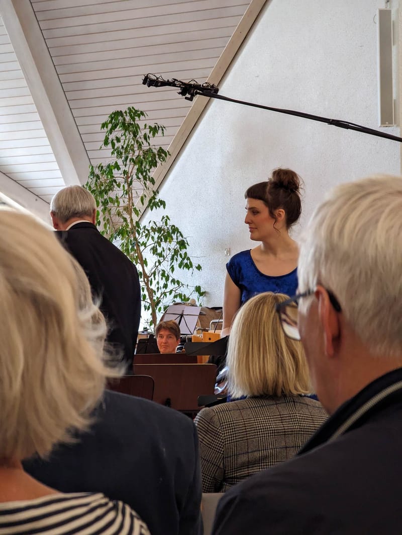 Stills from a concert with the Amateur Symphonic Orchestra in April 2023