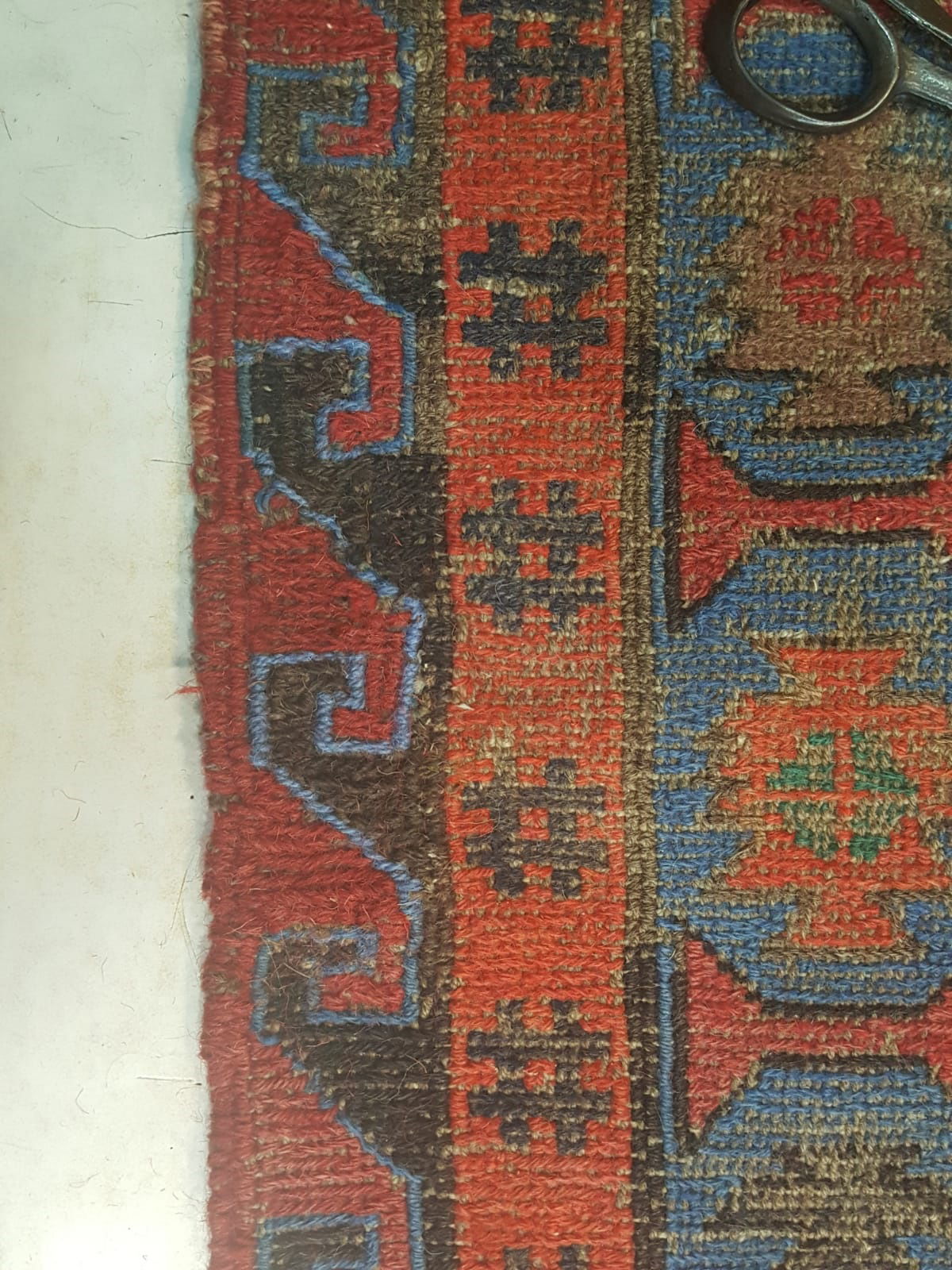 שטיח קילים סומק אחרי תיקון