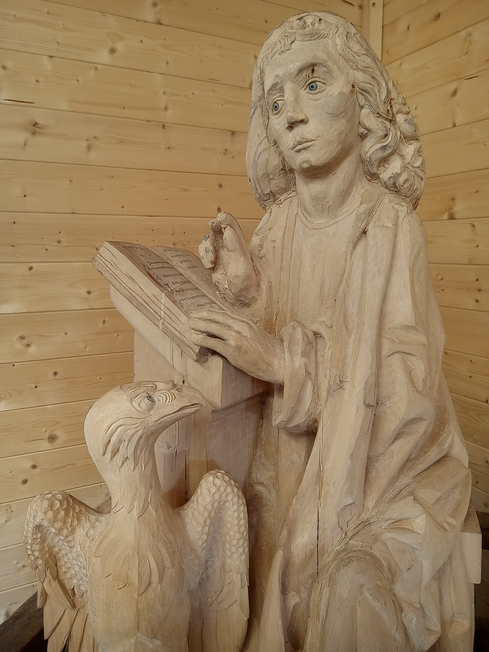 St John the Evangelist, based on a carving by Tilman Riemenschneider