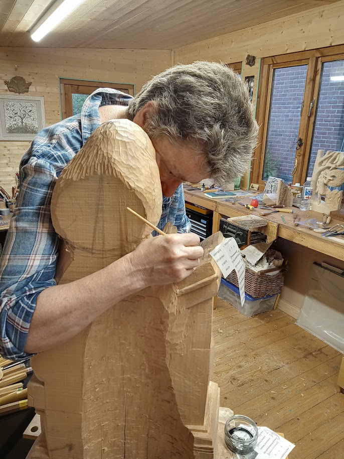 St John the Evangelist, based on a carving by Tilman Riemenschneider