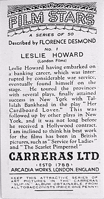 LESLIE HOWARD