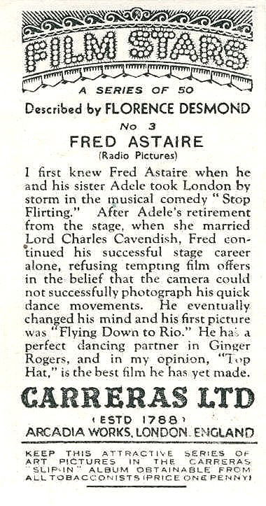 FRED ASTAIRE