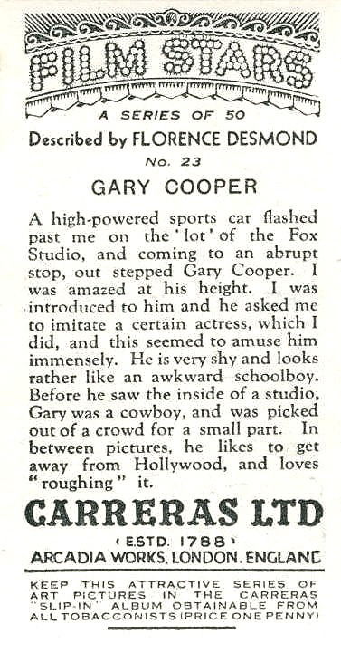 GARY COOPER