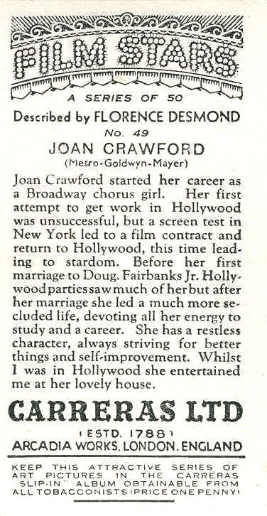 JOAN CRAWFORD