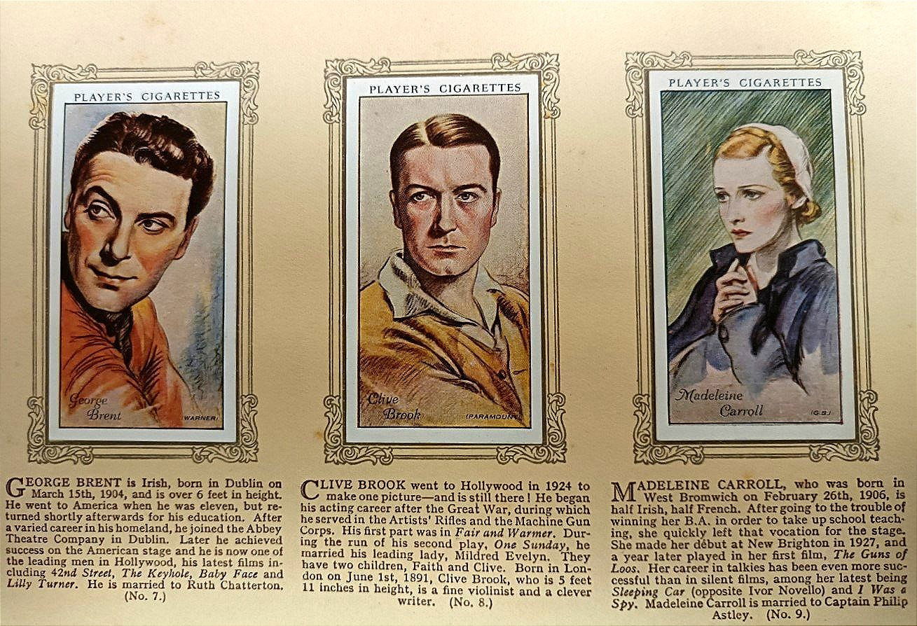 GEORGE BRENT - CLIVE BROOK - MADELEINE CARROLL