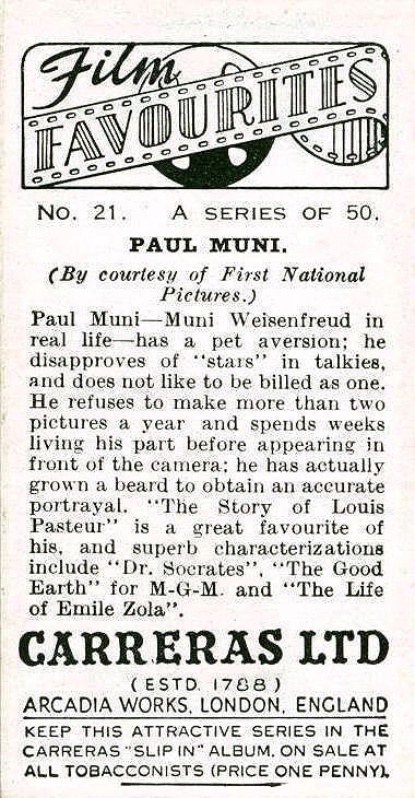 PAUL MUNI