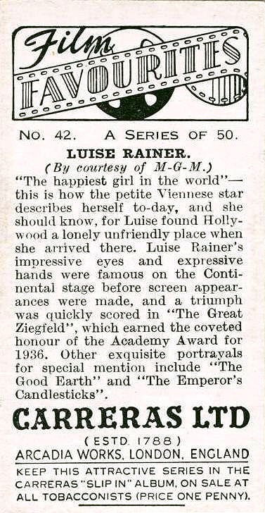 LUISE RAINER